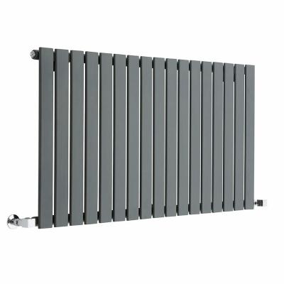 China Easy Installation Horizontal Apartment Style 600x17 Bars Designer White/Anthracite Heater Radiator For Single/Double Home Heating for sale