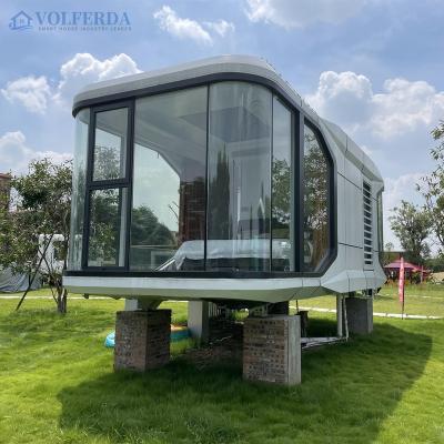 China Waterproof High End Mobile Living Container Hotel VOLFERDA E5 Turkey House Prefab Capsule House for sale