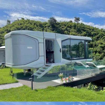 China Waterproof Demountable Prefab House Control Capsule VOLFERDA E7 Smart House Tiny Villas for sale