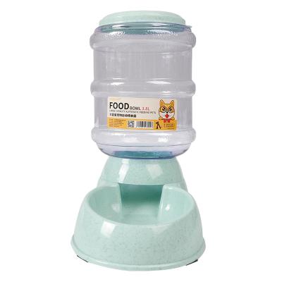 China MRY Amazon Automatic Dog 3.8l Hot Selling Automatic Feeder Set Automatic Water Dispenser Pet Feeder for sale