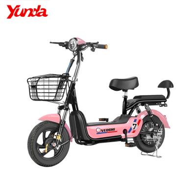 China Vacuum tire (thickened and thickened) 48V 12Ah smart comfortable electric bike detel electric bicycle with six suspension for sale