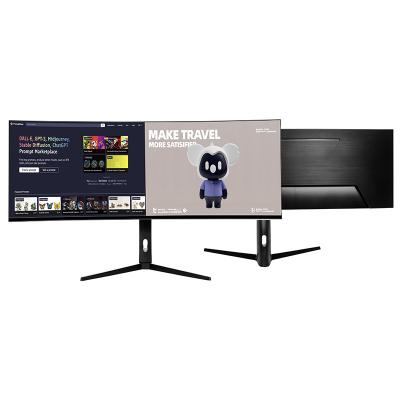 China Atacadista OEM Super Wide Curved Monitor Painel IPS 49 polegadas 5k 5120 * 1440 75Hz Monitor de Escritório Gaming PC Monitor Curvo à venda