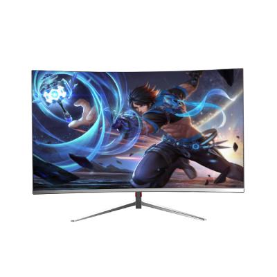 Cina 27 pollici Curved Gaming Monitors Full High Definition LED Monitor Superficie schermo 2K 165Hz in vendita