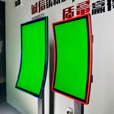 China Lieferant Verkauf gekrümmter 27 Zoll Touchscreen Arcade Gaming Display LED Licht Touchscreen Monitor für Unternehmen zu verkaufen