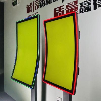 China Lieferant Verkauf gekrümmter 27 Zoll Touchscreen Arcade Gaming Display LED Licht Touchscreen Monitor für Unternehmen zu verkaufen