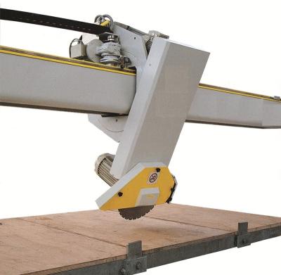 China Hotels Bridge Cutter Head Tilt 45 Degree Automatic Bridge Saw Edge Cutter Stone Machine for sale