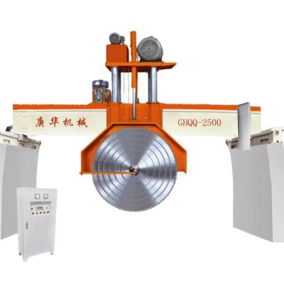 China Hotels Granite Stone Bridge Saw Most Popular High Efficiency Granite Slab Stone Cutting Machine Multi Cutter for sale