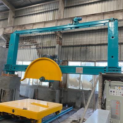 China Single Blade Gantry Type Hotels Block Adjusting Cutter Block Cutting Machine Stone Machine for sale