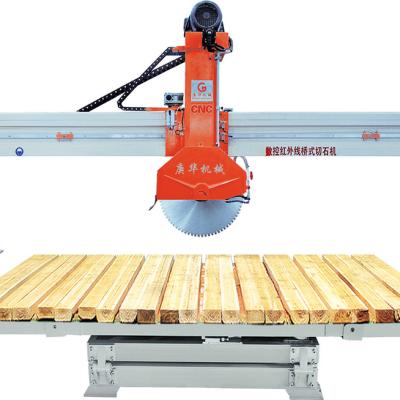 China Two Direction Box Profile By Two Blades CNC Stone Profiling Machine Railing Column And Double Blade Stone Bridge Cutter Stone Cutting Machine for sale