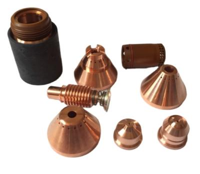 China Long Life Time Imported Plasma Consumables 220492 Copper Nozzle For Plasma Cutting Torch for sale