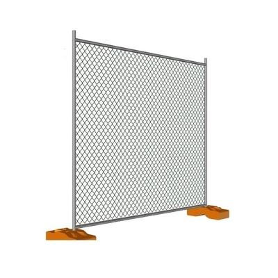 China Factory Wholesale Price Easily Assembled Eco-Friendly Black PVC Coated Galvanized Temporary Barrier For Highway Fence for sale