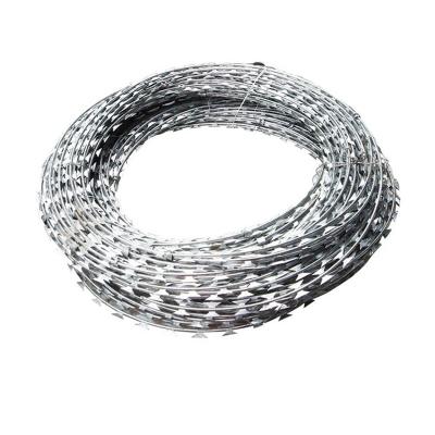 China 2021 high quality hot dip galvanized concertina razor wire big protection low price for sale