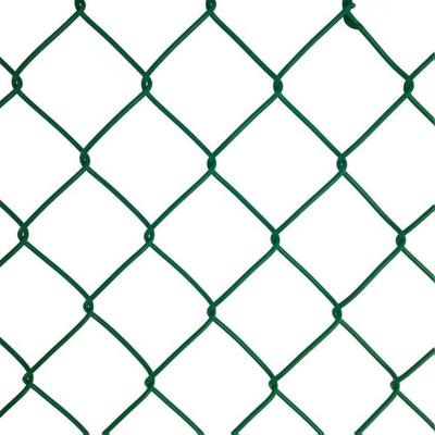 China Special Offer Pressure Treated Timber Galvanized Commercial Black 10 Gauge Chain Link Fence for sale