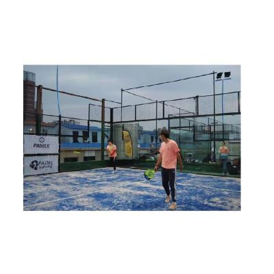 China Competitive Price Steel Wire Galvanized Outdoor Fitness Equipment Padel Tennis Court Fence With Good Quality for sale