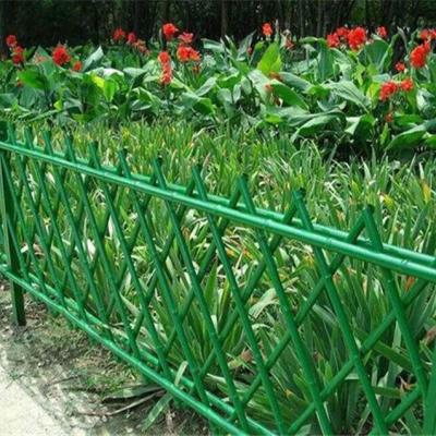 China Easily Assembled PVC Coated Fence Green Yellow Bamboo Purse Seine for sale