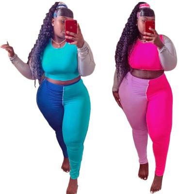 China 2020New Fashion QUICK DRY QUICK DRY 2 Piece Sleeveless And Short Solid Color Short Plus Size Women's Women's Clothing for sale