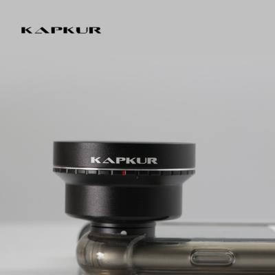 China Mobile Phone Aluminum Glass Lens Kapkur Wide Angle Lens Suitable For Building And Large Landscape for sale