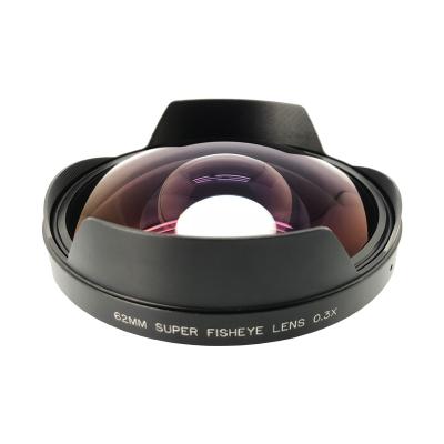 China 0.3X 52/58/62/67//72mm Manual Fisheye Lens Fisheye Lens for sale