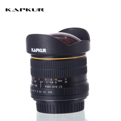 China Top Selling Black 8mm F 3.5 180 Degree Wide Angle Fisheye Lens For Canon 835 for sale