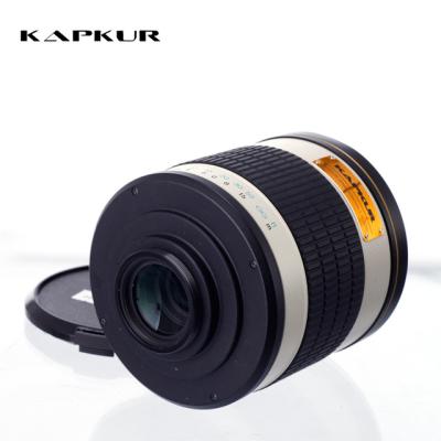 China Macro Ratio 1:2.7 500mm Mirror F6.3 Aluminum + Optical Glass Lenses For DSLR Cameras for sale