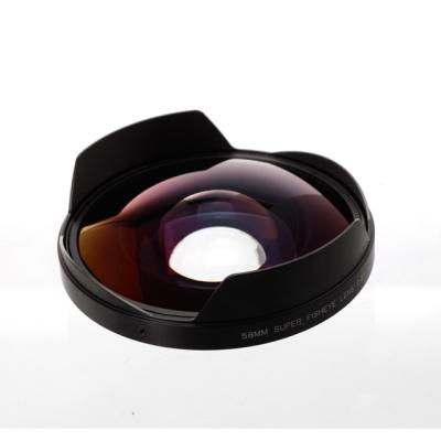 China Added 0.3X 58mm Mount Fisheye Camcorder Lens Fisheye Lens for sale