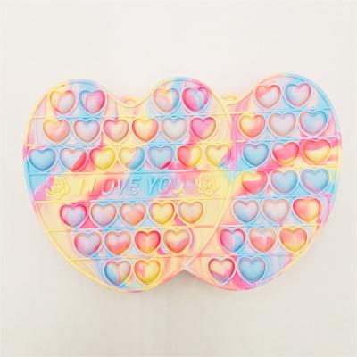 China Waterproof Push Bubble Purse Jumping Messenger Bag And Heart Shape Pop Bag for sale