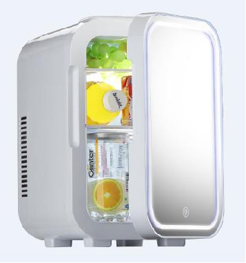 China Wholesale Portable Cosmetic White Makeup Fridge Mini COMPRESSOR Beauty Fridge for sale