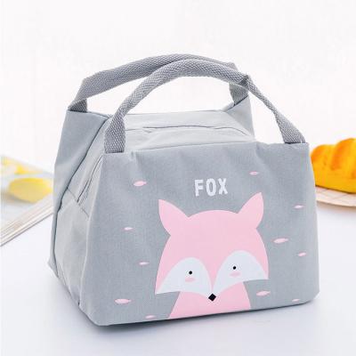 China Waterproof Portable Bento Tote Bag Insulated Picnic Storage Pouch Lunch Box Bag For Kids for sale