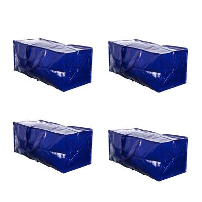 China Folding Reusable Heavy Duty Mattress Bags For Mobile And Storage PP Woven Moving Bag for sale