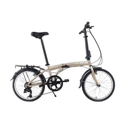 China Manufacturer Supplier 6061 Adult Suv D6 Alloy Bike High Performance Golden Folding Bike for sale