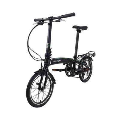 China Chinamanufacture 6061 Alloy Black Qix D3 Small Size Adult Competitive Price Easy To Carry Folding Bike for sale