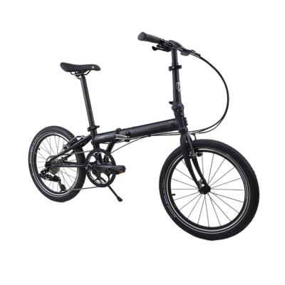 China Hot Sale Factory Wholesale Price Adult Bike High Performance Black 6061 Alloy P8 Folding Bike for sale