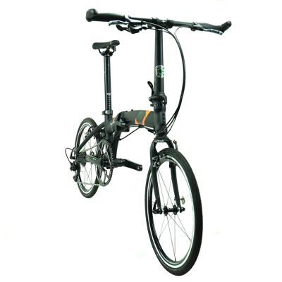 China 2021 New Product High Performance Adult Exercise 6061 Alloy Black Adult Folding Bike for sale