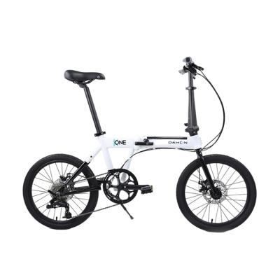 China Adult New Design Professional Small Size Easy To Carry 6061 Alloy Kone White Folding Bike for sale