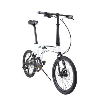 China Adult Long Life High Performance White 6061 Alloy Kone High Quality Folding Bike for sale