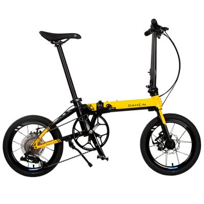 China High Performance 6061 Adult K3Plus Alloy Bike Supplier China Cheap Manufacturer Yellow Folding Bike for sale