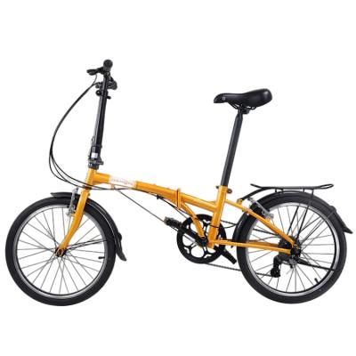 China Brand New Orange 6061 Alloy D6 Adult Low Price Dreams Bike High Performance Folding Bike for sale