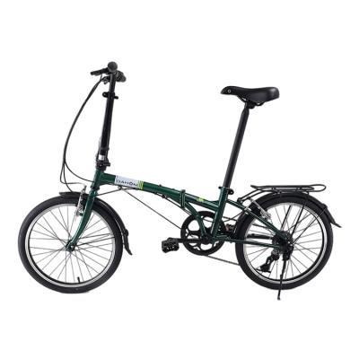 China 2021 Brand New Adult Customized Small Size Easy To Carry 6061 Alloy Dream D6 Green Folding Bike for sale