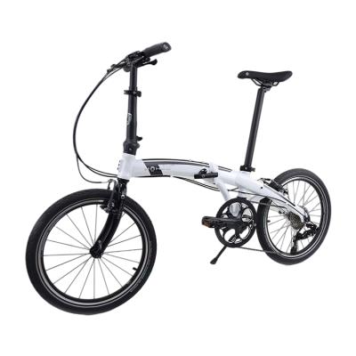 China Professional Manufacturer White 6061 Alloy Bike High Performance Airspeed Adult Folding Bike for sale