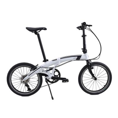 China Hot New Products Adult Small Size Easy To Carry White 6061 Alloy Airspeed Folding Bike for sale