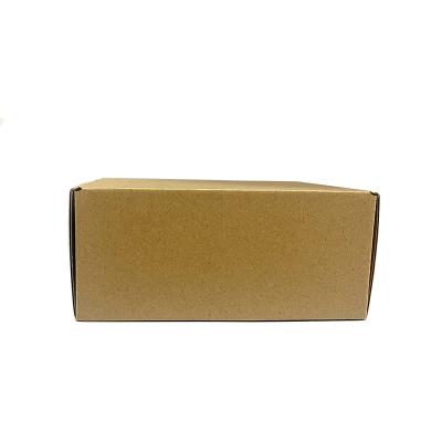 China Gift & Bulk Cheap Custom Craft Logo Blank Kraft Cardboard Paper Boxes For Packaging for sale