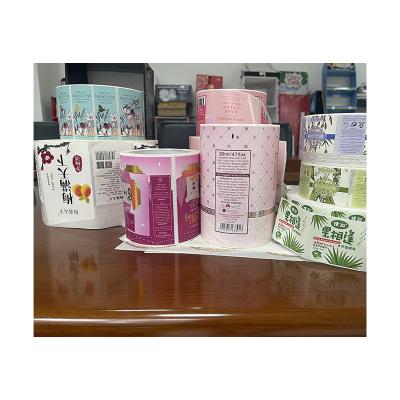 China Synthetic High Quality Customized Scratch-Off Logo Roll Sticker Label For Sale for sale