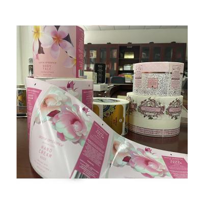 China Custom Self Adhesive Private Logo Printing Roll Transparent Labels Scratch-off Sticker Printing for sale