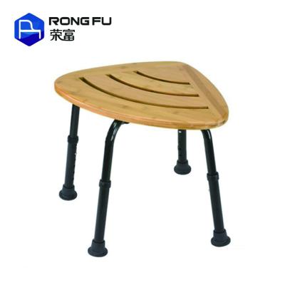 China wooden bath shower chair for disable/elder (Foshan) 56*41*34-46CM (6holes) for sale