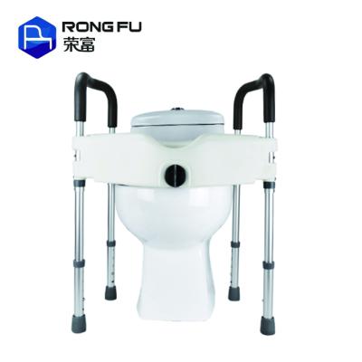 China Reduce Pain Aluminum Lighted Toilet Seat With Armrest for sale