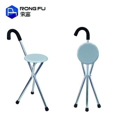 China The Elder Medical Aluminum Alloy Crutch Stool With Soft Rubber Pad for sale