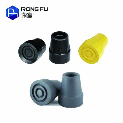 China Cane Tip Rubber Industrial Rubber 22mm Step Feet for sale