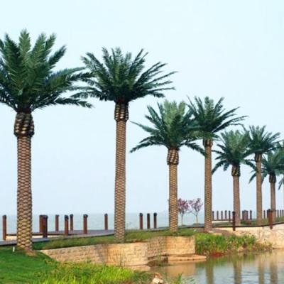 China Modern Customized Big And Tall Artificial Date Palm Trees For Landscaping Decor for sale