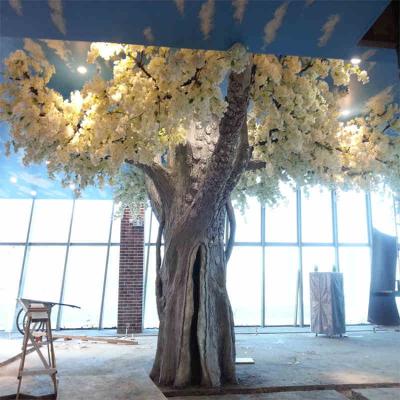 China Cherry Tree Modern Artificial White Cherry Blossom Tree 2019 Best Selling Wedding Decoration for sale