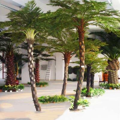 China plastic desk etc. Eco-friendly Artificial Outdoor Indoor Decoration Plants Dinosaur Trees Customizing Yellow+green Eco-friendly Handmade for sale